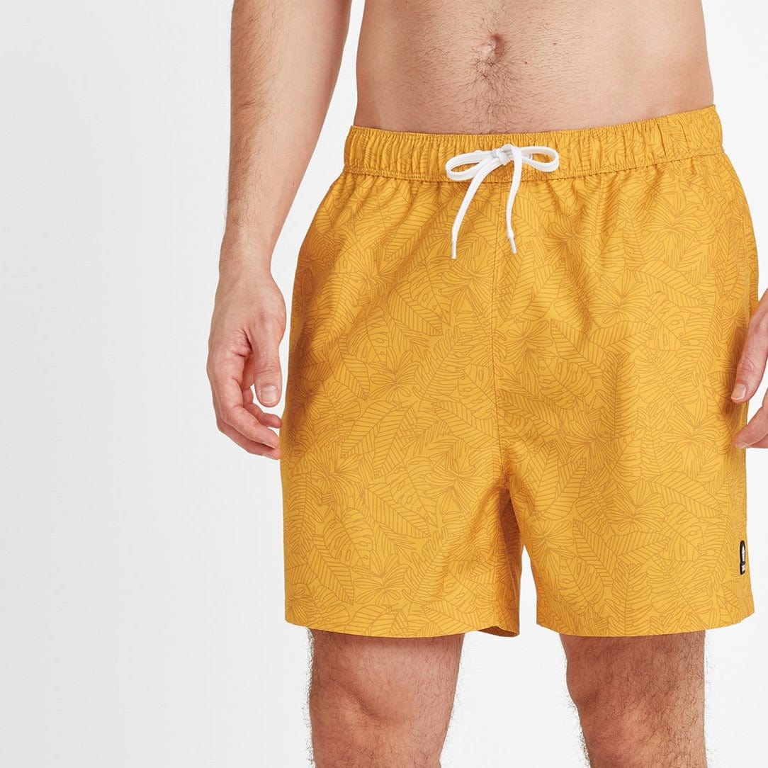 Tyler Mens Swim Shorts - Sun Yellow