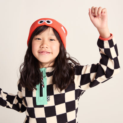 Uda Kids Shaun the Sheep Knit Hat - Satsuma Orange