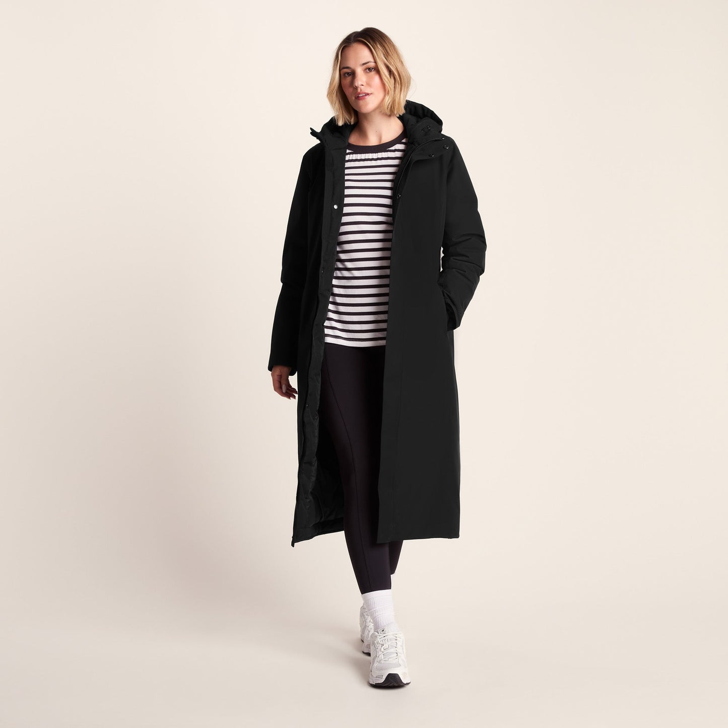 Uma Womens Waterproof Down Insulated Parka - Black