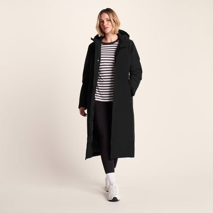 Uma Womens Waterproof Down Insulated Parka - Black