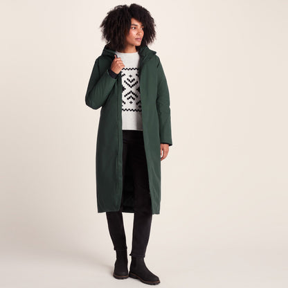 Uma Womens Waterproof Down Insulated Parka - Racing Green