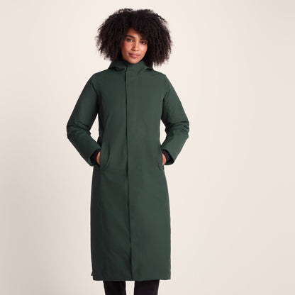 Uma Womens Waterproof Down Insulated Parka - Racing Green