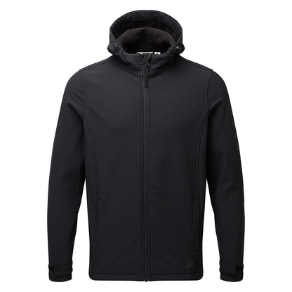 Valley Mens Softshell Hoody - Black