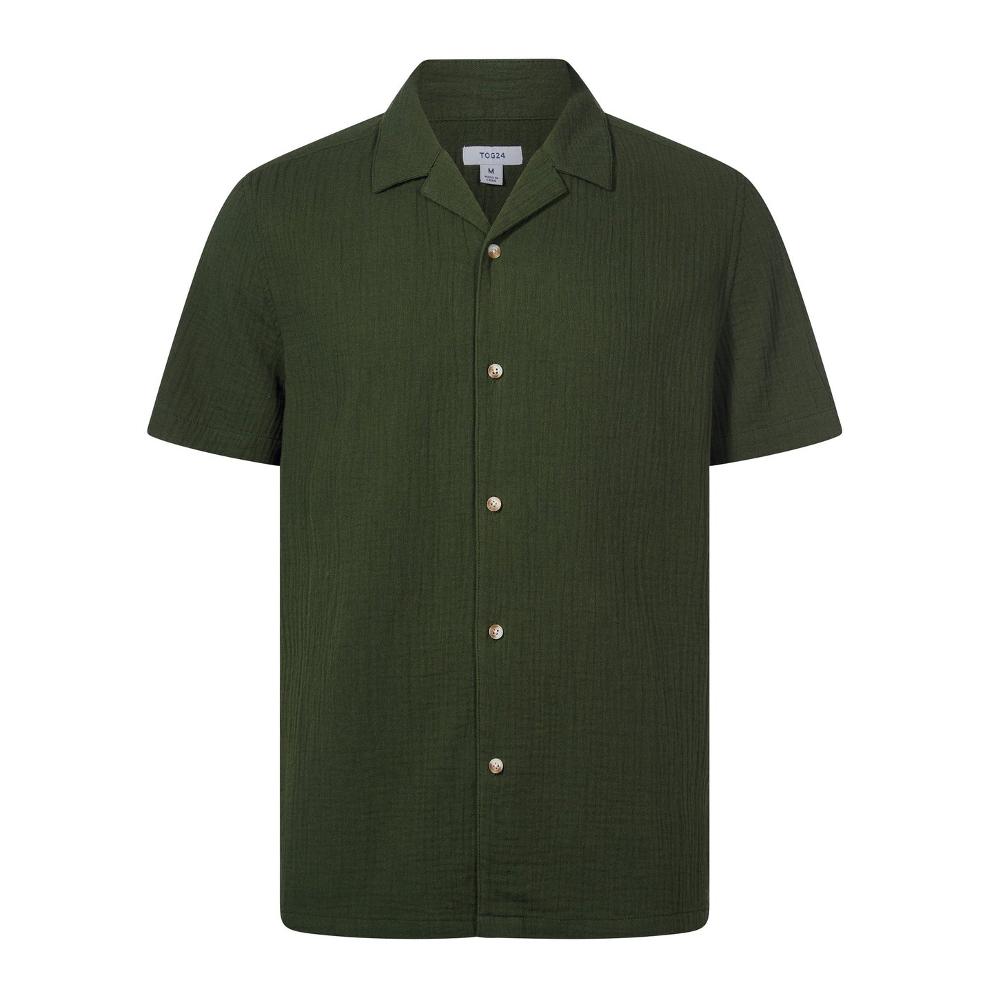 Valtos Mens Short Sleeve Supersoft Shirt - Forage Green