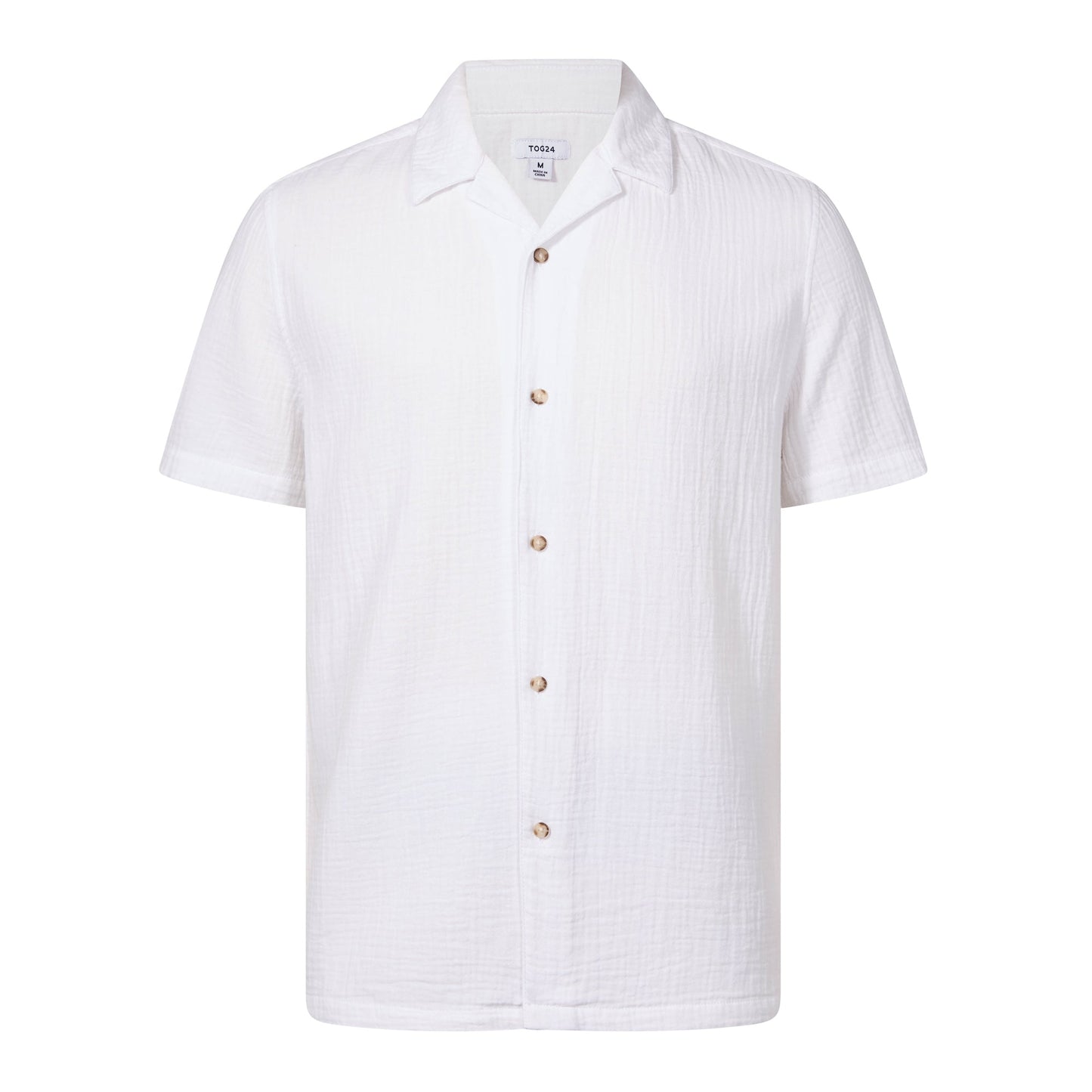 Valtos Mens Short Sleeve Supersoft Shirt - Optic White