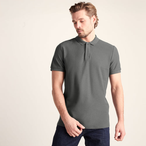 Varris Mens 100% Cotton Supersoft Polo Shirt - Deep Slate