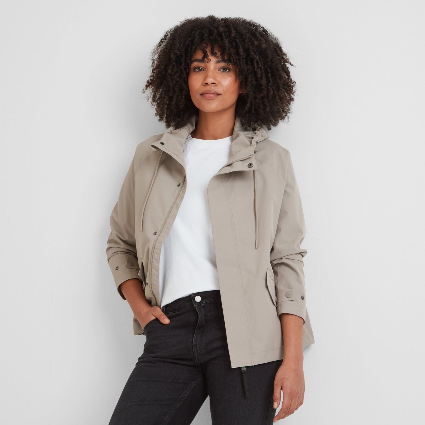Vena Womens Waterproof Jacket - Dark Taupe
