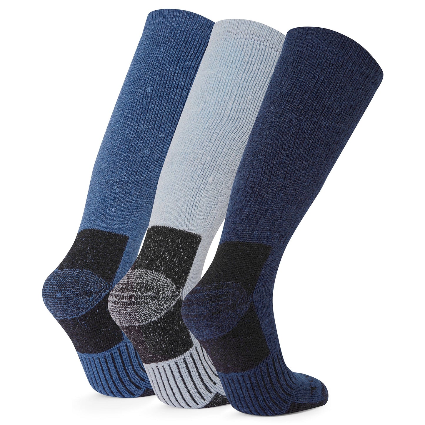 Villach 3 Pack Womens Trek Socks - Starry Night/Blueberry/Ice Blue