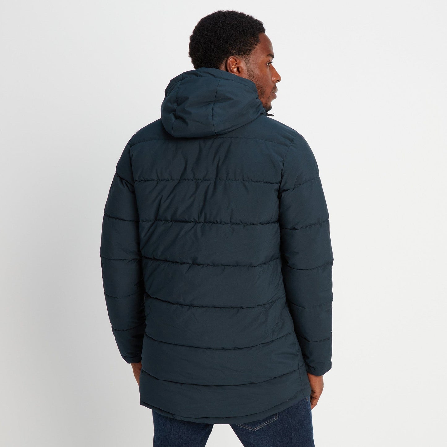 Watson Mens Long Insulated Jacket - Navy