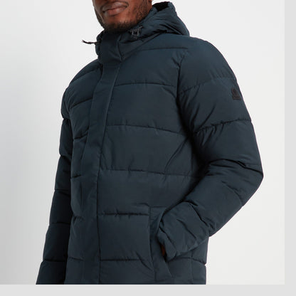 Watson Mens Long Insulated Jacket - Navy