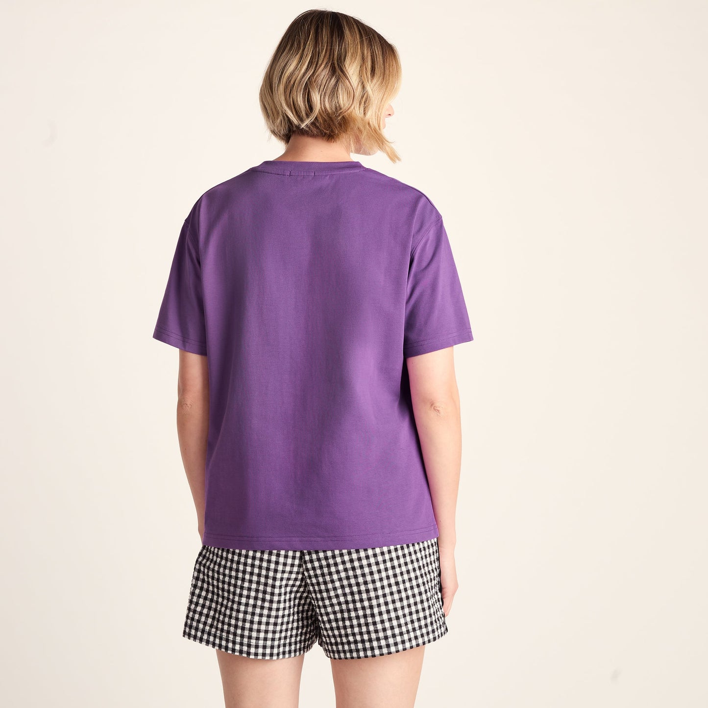 Wave Womens Premium Supersoft Relaxed Fit T-Shirt - Dark Orchid