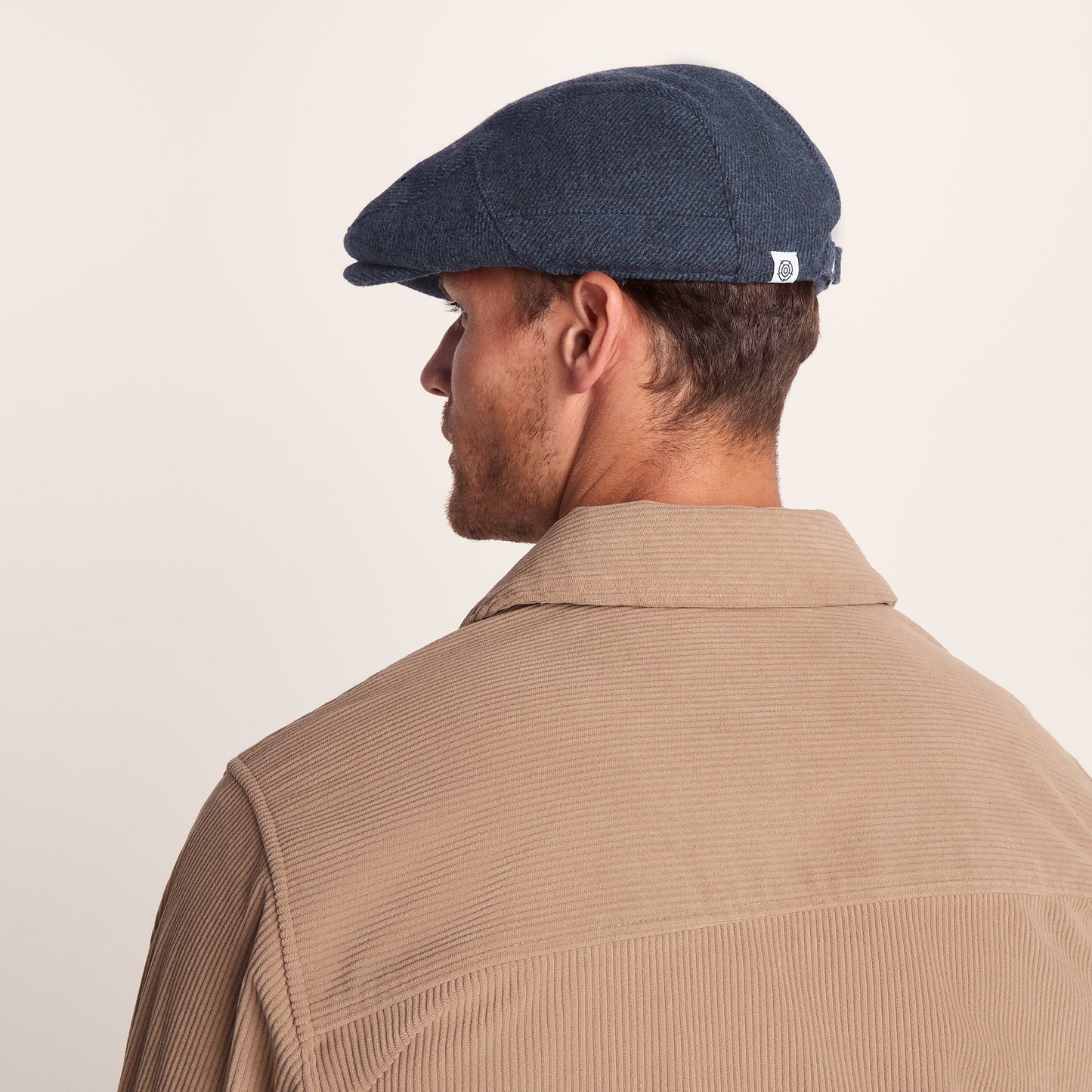 Weighton Knit Flat Cap - Blue Marl