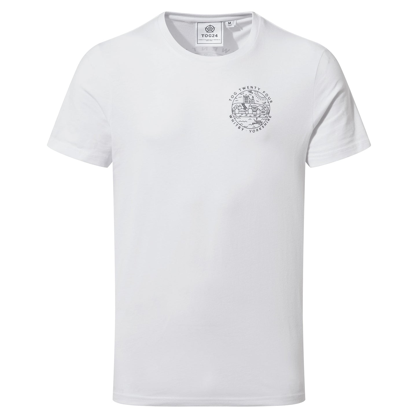 Whitby Mens 100% Cotton Supersoft T-Shirt - White