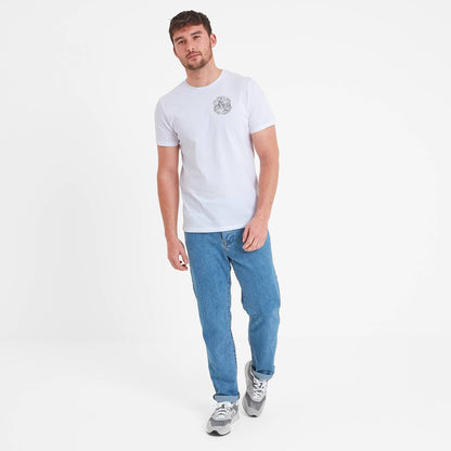 Whitby Mens 100% Cotton Supersoft T-Shirt - White