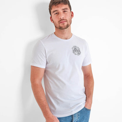 Whitby Mens 100% Cotton Supersoft T-Shirt - White