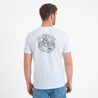 Whitby Mens 100% Cotton Supersoft T-Shirt - White