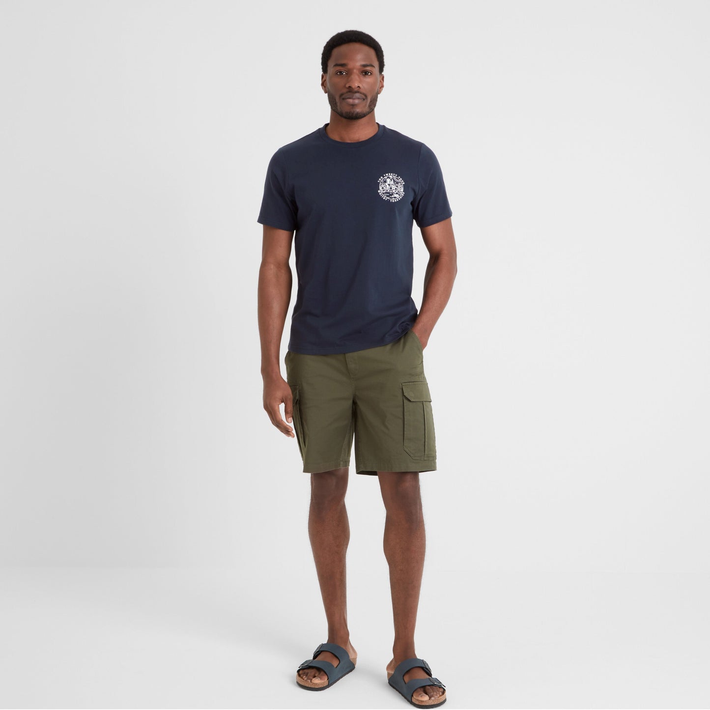 Whitby Mens 100% Cotton Supersoft T-Shirt - Dark Indigo