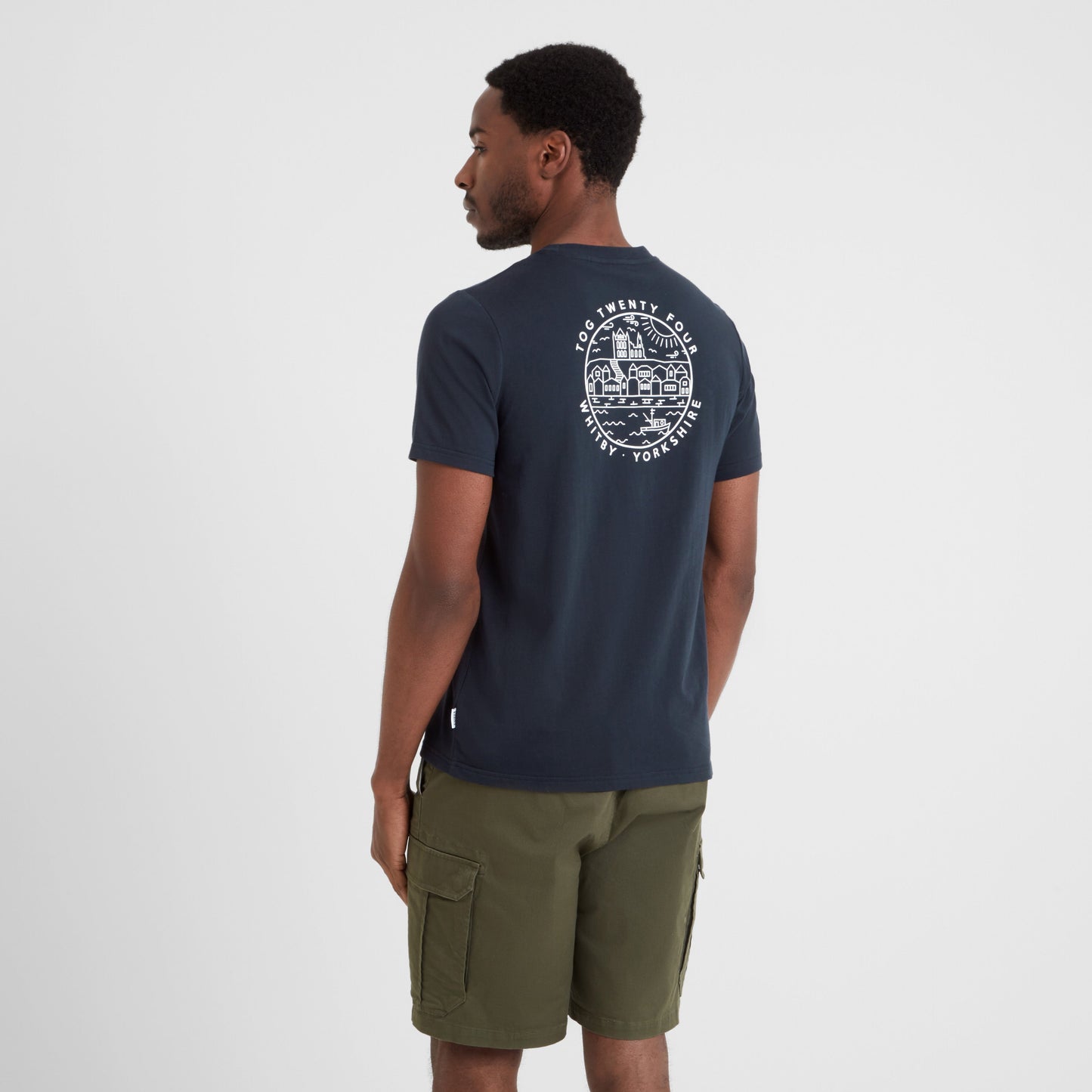 Whitby Mens 100% Cotton Supersoft T-Shirt - Dark Indigo
