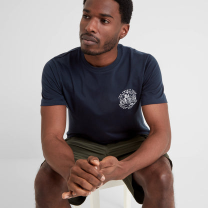 Whitby Mens 100% Cotton Supersoft T-Shirt - Dark Indigo