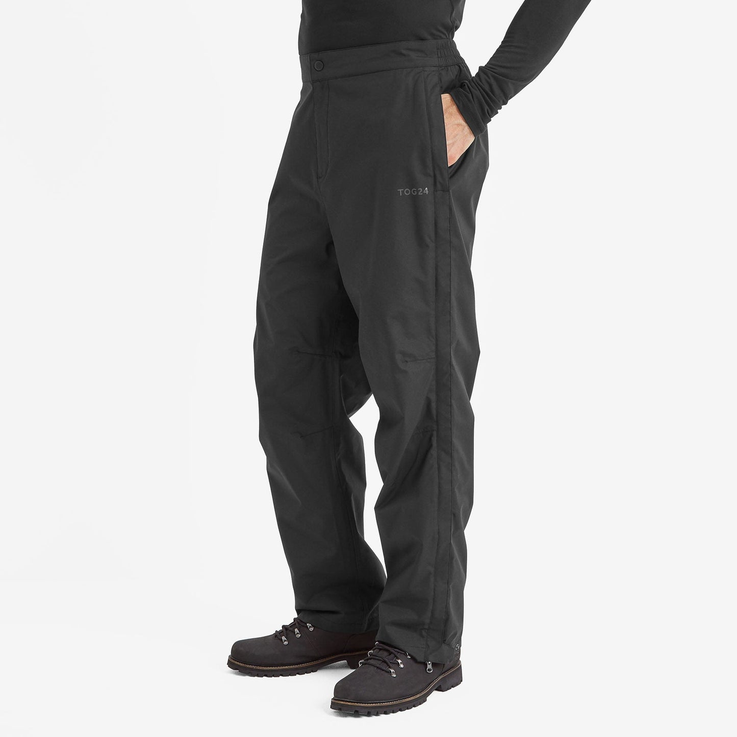 Wigton Mens Waterproof Trousers Regular - Black