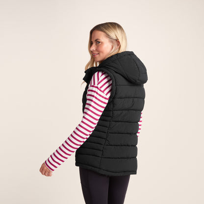 Wyness Womens Shower Resistant Insulated Jacket - Black