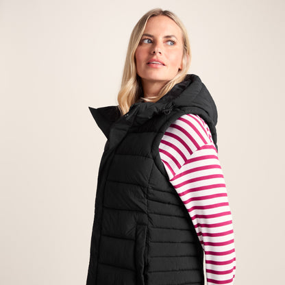 Wyness Womens Shower Resistant Insulated Jacket - Black