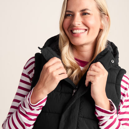 Wyness Womens Shower Resistant Insulated Jacket - Black
