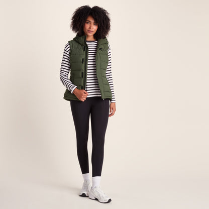 Wyness Womens Shower Resistant Insulated Jacket - Dark Green