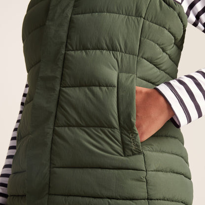 Wyness Womens Shower Resistant Insulated Jacket - Dark Green