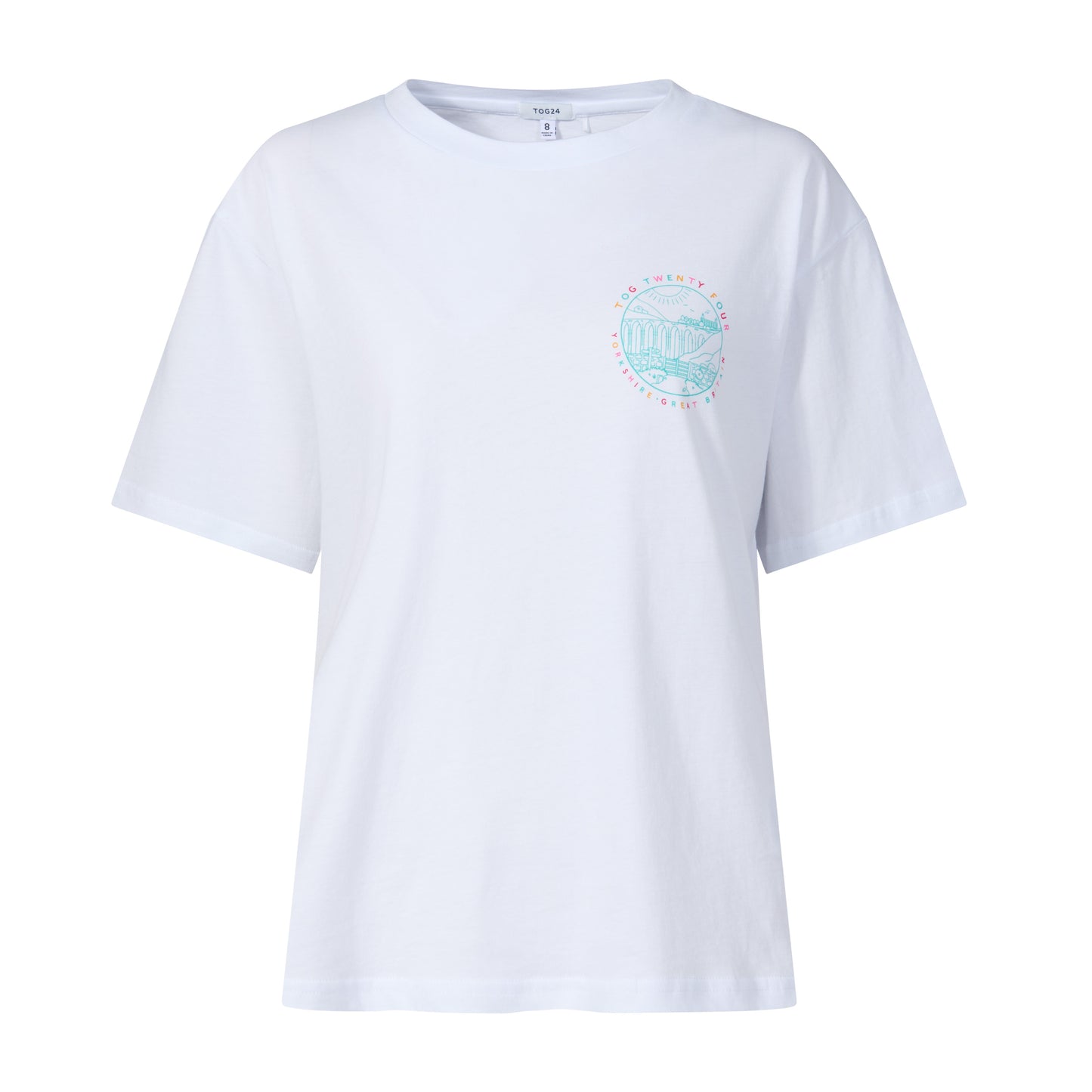 Yorkshire Womens 100% Cotton Supersoft Relaxed Fit T-Shirt - Optic White