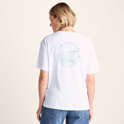 Yorkshire Womens 100% Cotton Supersoft Relaxed Fit T-Shirt - Optic White