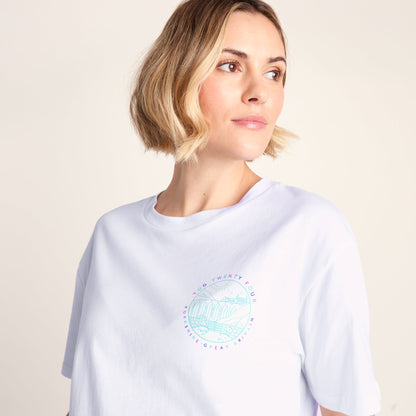 Yorkshire Womens 100% Cotton Supersoft Relaxed Fit T-Shirt - Optic White