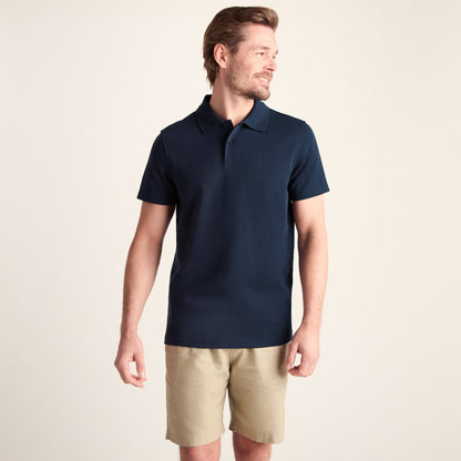 Zaden Mens Polo Shirt - Dark Indigo