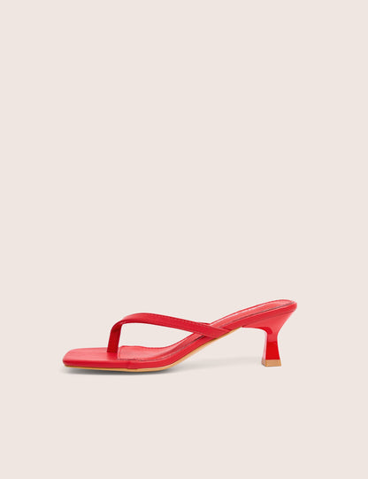 Everlast Red Thong Flip Flop Heels