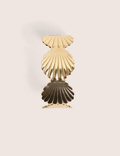 Public Desire Layered Shell Cuff in Gold