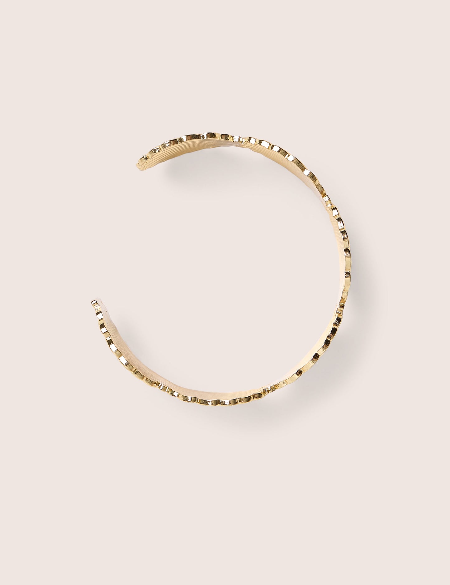 Public Desire Layered Shell Cuff in Gold