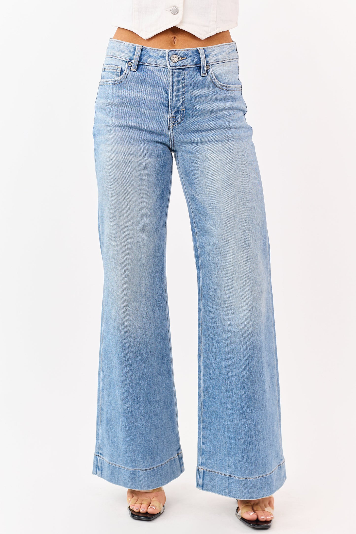 Hidden Premium Light Comfort Flare Star Stretch Jeans