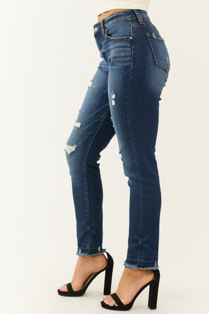 KanCan Dark Wash High Rise Skinny Jeans