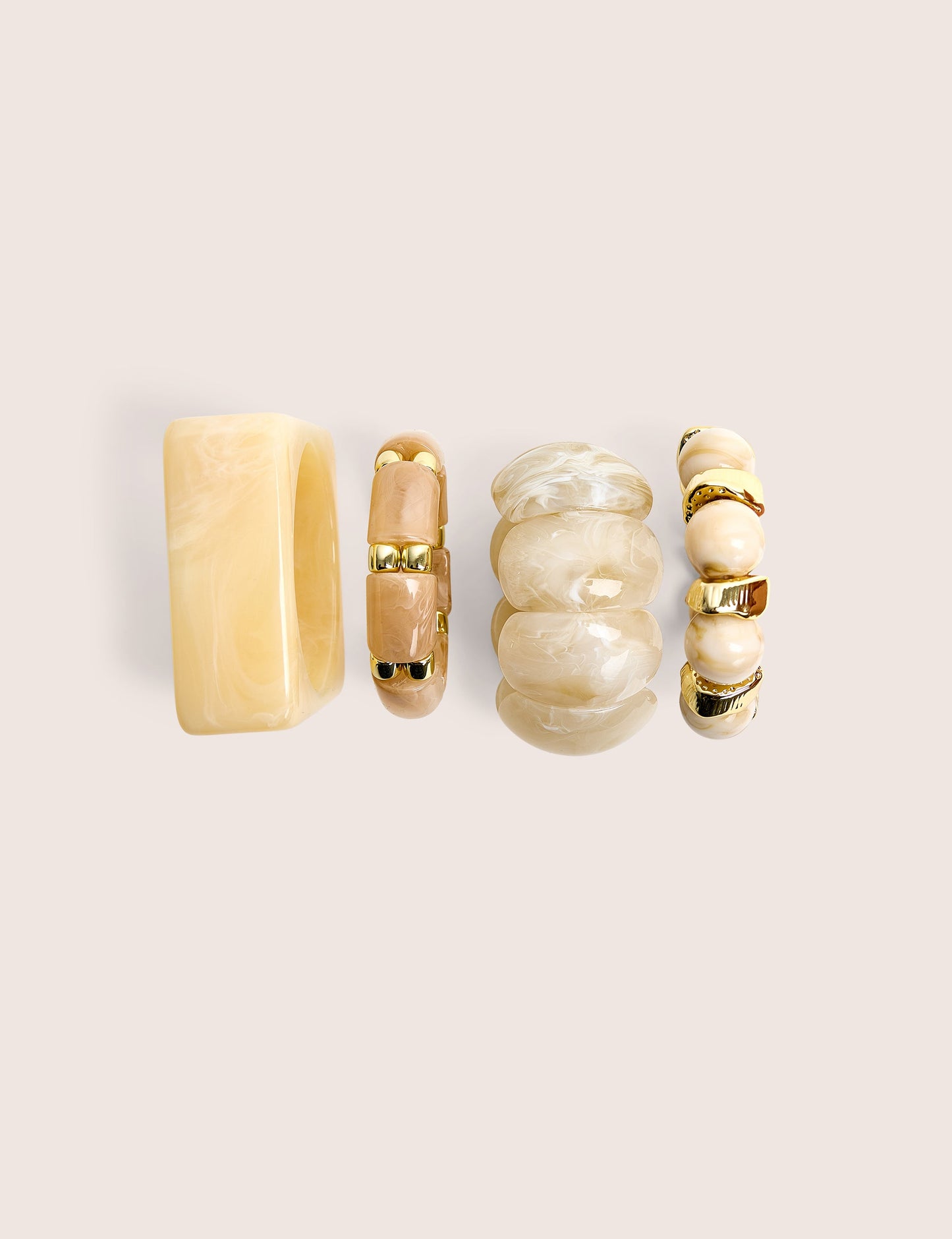 Pack of Four Resin Bangles