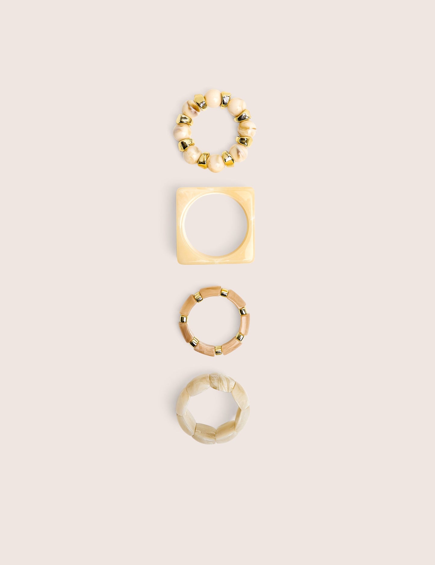 Pack of Four Resin Bangles