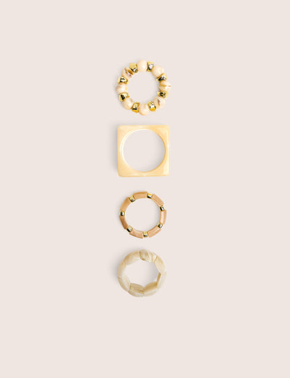 Pack of Four Resin Bangles