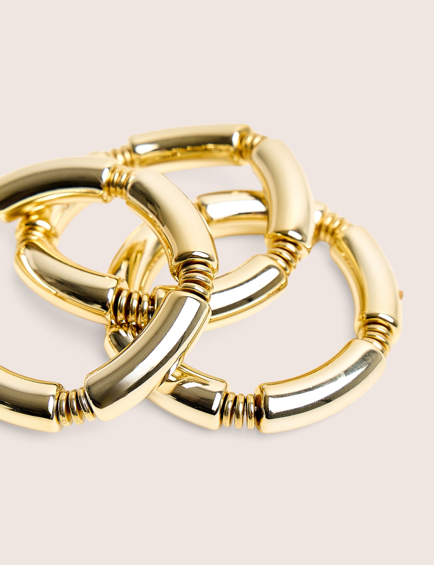 Pack of Three Gold Bracelets