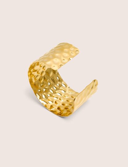 Textured Gold Plated Cuff