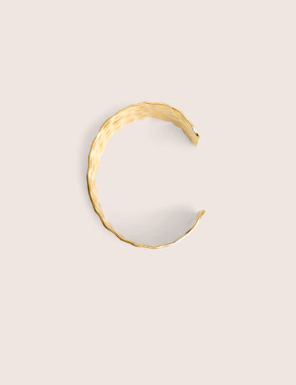 Textured Gold Plated Cuff