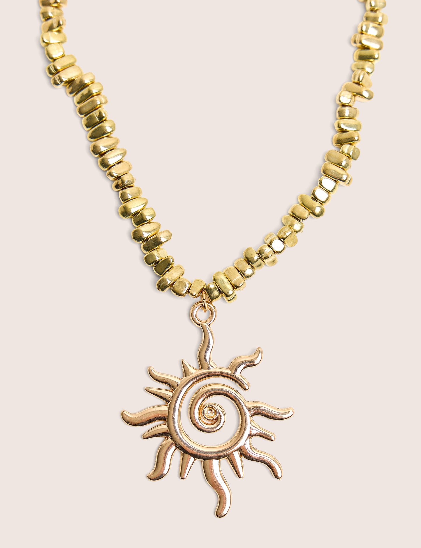 Layered Sunshine Necklace in Gold