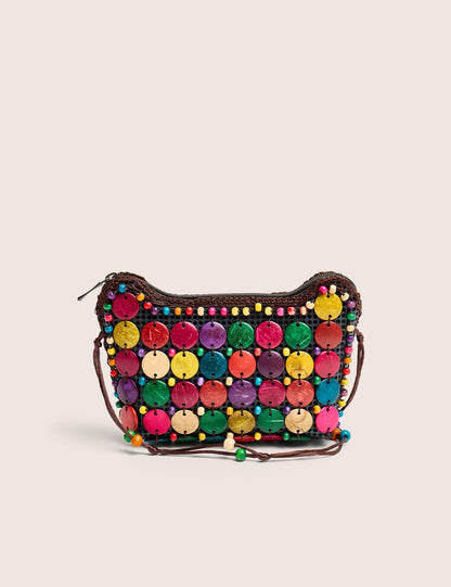 Beaded Multi Crossbody Bag