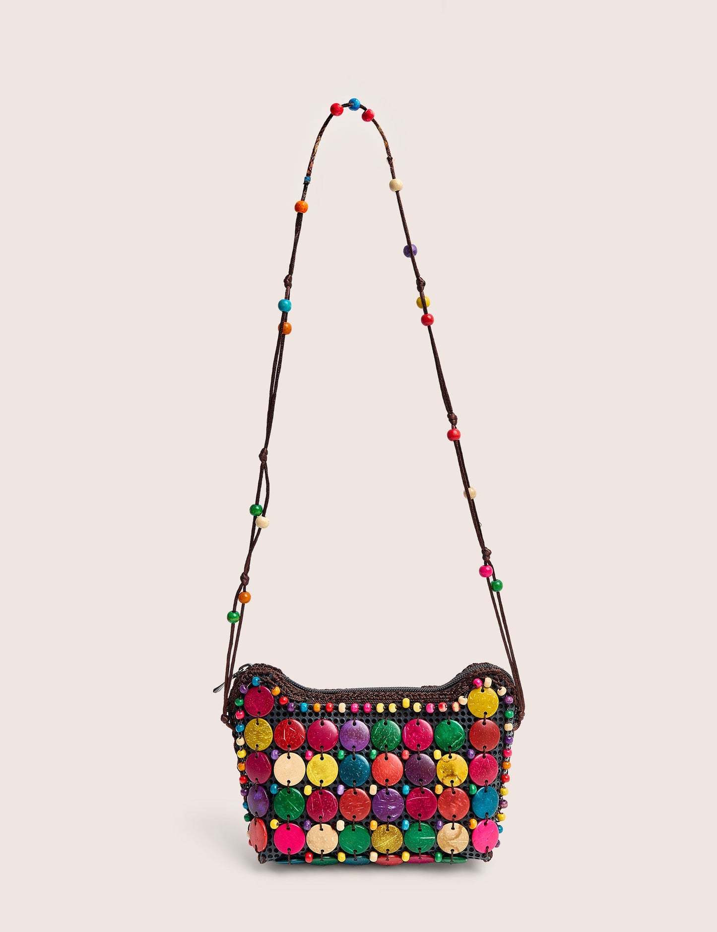 Beaded Multi Crossbody Bag