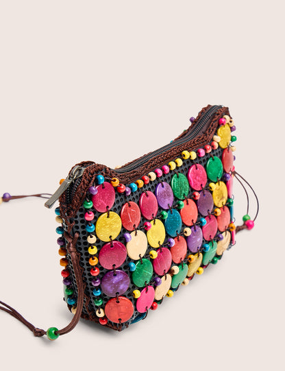 Beaded Multi Crossbody Bag