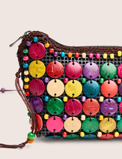 Beaded Multi Crossbody Bag