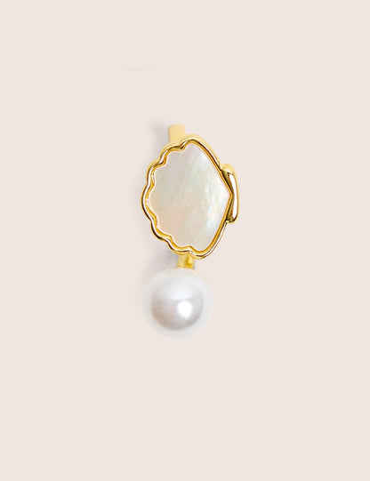 Adjustable Pearl Ring